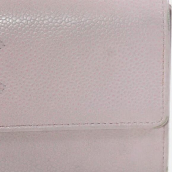 🩷Chanel Womens Light Pink Leather CC Flap Long Wallet🩷 - Picture 7 of 9